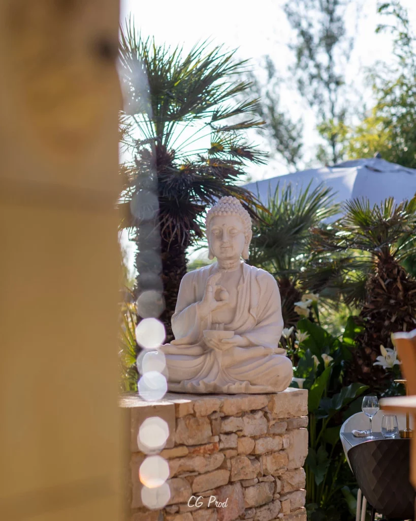 Terrasse du Restaurant Un Canard sous l'Olivier